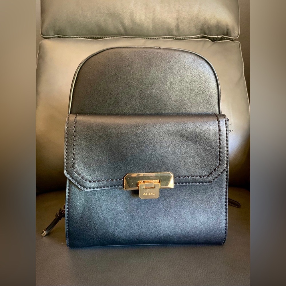 ALDO Black Mini Backpack
